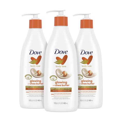 Buy Dove Body Love Pampering Body Lotion Shea Butter Pack Of 3 For