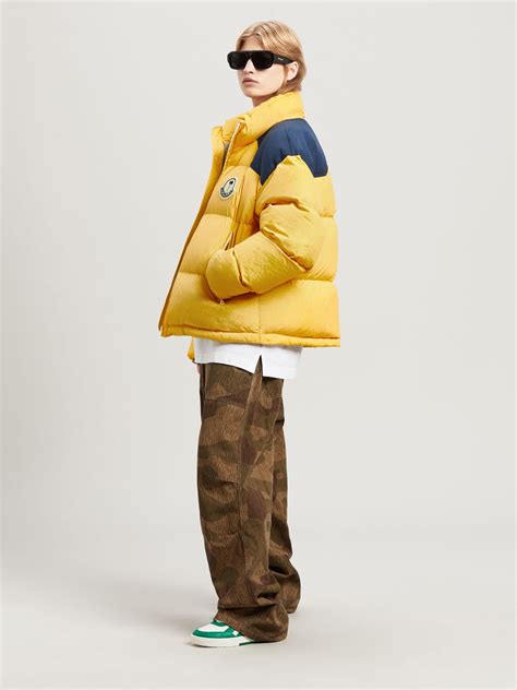 Moncler X Palm Angels Genius Jacket In Yellow Palm Angels Official