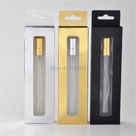 5ml 10ml Glass Perfume Atomizer Parfum Spray Bottle With Packing Box