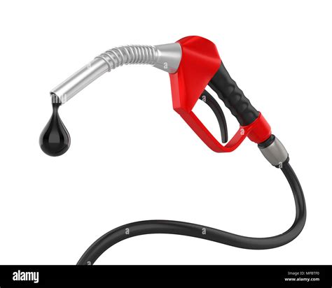 Gas Pump Nozzle Isolated Stock Photo - Alamy