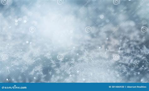 A Close Up Of Snowflakes Falling From The Sky Stock Illustration