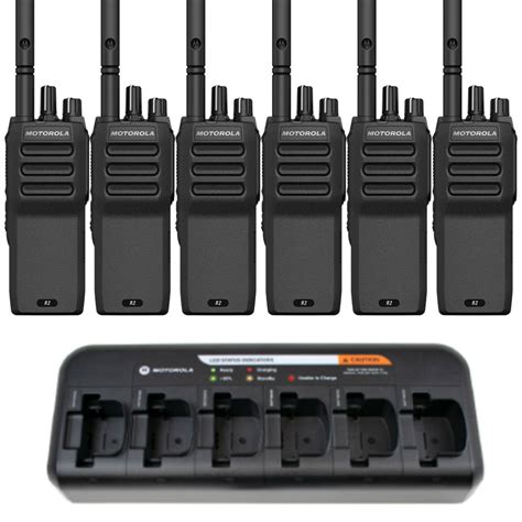 Set X Motorola R Handfunkger T Vhf Analog Batterie Antenne