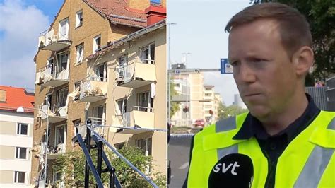 Dagen efter explosionen polisen utreder flera olika spår SVT Nyheter