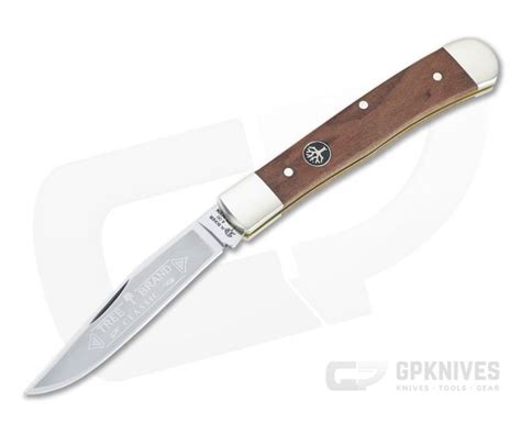 Boker Solingen Trapper Plum Wood 112585 Single Blade Slip Joint Folding