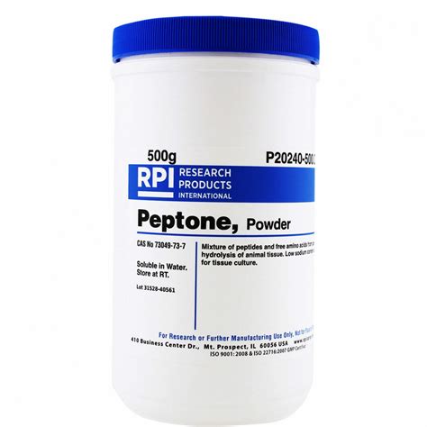 Rpi G Container Size Powder Peptone Gc P Grainger