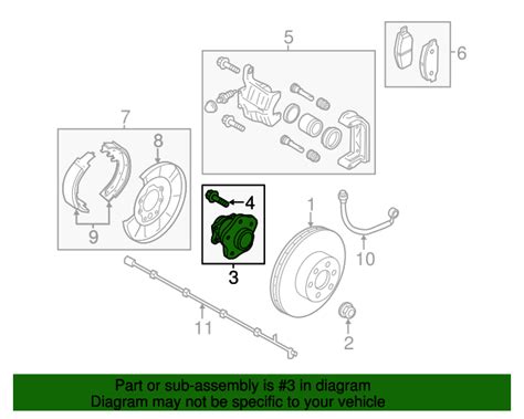 2011 2014 Nissan Juke Hub Assembly 43202 EN11A Nissan Parts Plus