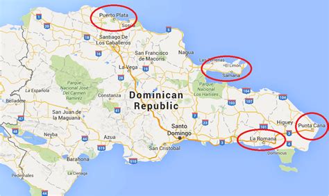 La Romana Dominican Republic Resorts Map