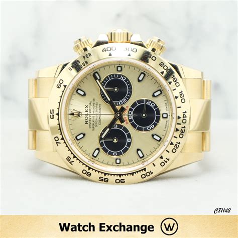 Lnib Aug Rolex Daytona Yml Golden Black Yml Dial