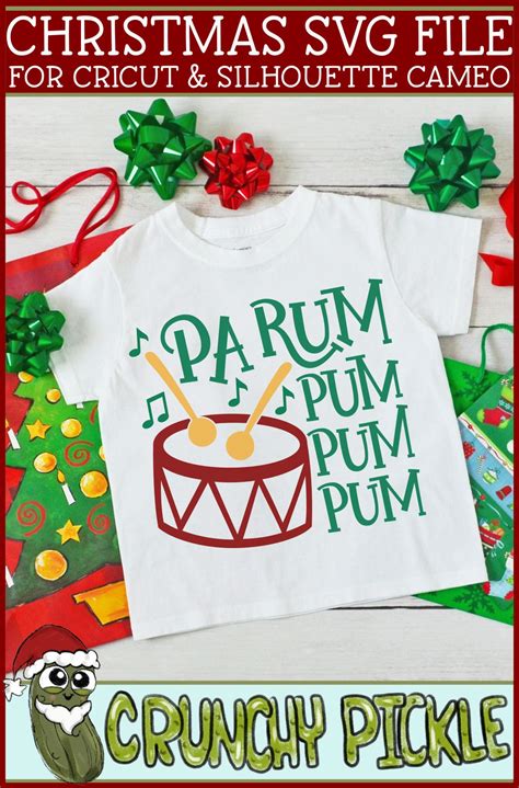 Pa Rum Pum Pum Pum Christmas Svg File