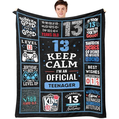 Amazon.com: 13 Year Old Boy Birthday Gifts, Funny 13th Birthday Gifts ...