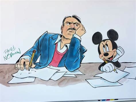 Walt Disney and Mickey Mouse by Floyd Norman | Floyd norman, Disney art ...