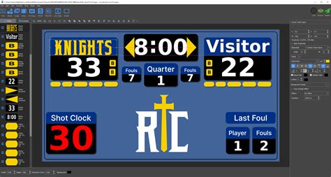 Customizable Layouts Multi Sport Pro Scoreboard Software