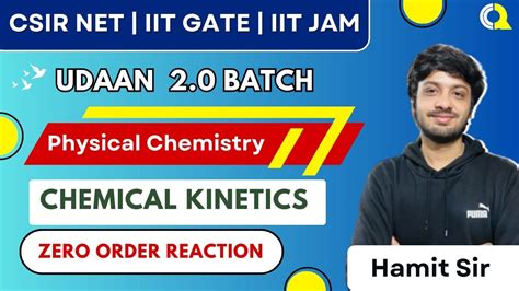 ZERO ORDER REACTION CSIR NET IIT GATE IIT JAM Quanta Chemistry