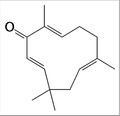 Molecular Structure Of Zerumbone Download Scientific Diagram