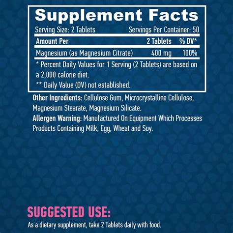 Haya Labs Magnesium Citrate Mg Tabs