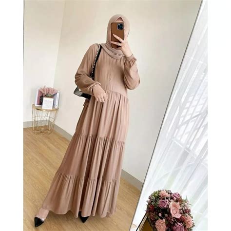 Jual GAMIS SUSUN POLOS RAYON CRINKEL AIR FLOW PREMIUM Shopee Indonesia