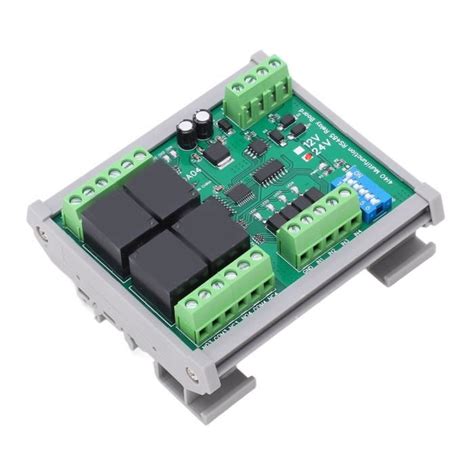 Fdit Module Relais V Module De Relais Rs Carte Pcb Rtu Canaux