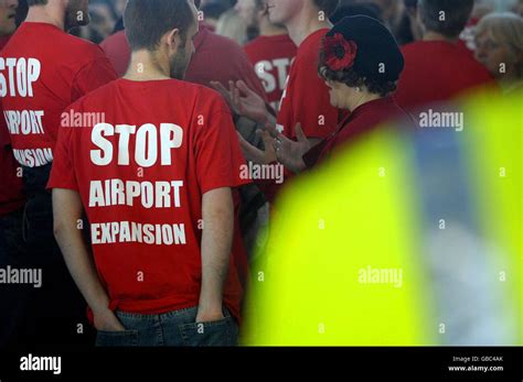 Heathrow Third Runway Protest Stock Photo Alamy