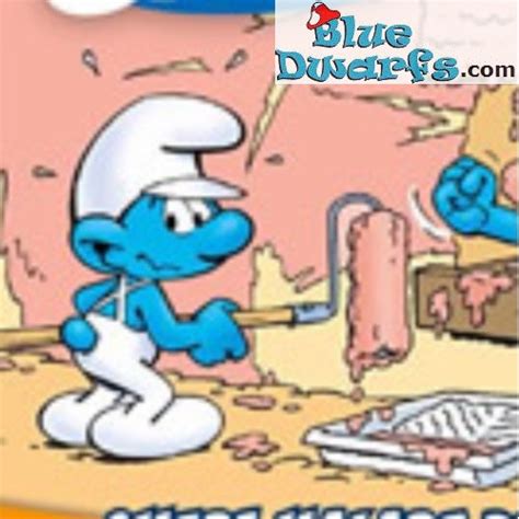 Painter Smurf Movable Smurf Figurine Deagostini Cm