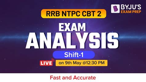 Rrb Ntpc Cbt 2 Exam Analysis 2022 Ntpc Cbt 2 Exam Shift 1 Complete Analysis 2022 Bep Youtube