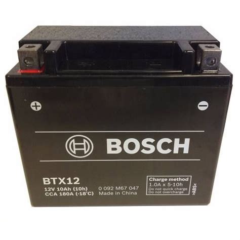 Bateria Para Motos Bosch Btx12 Ytx12 Bs Agm 12v10ah VZH Van