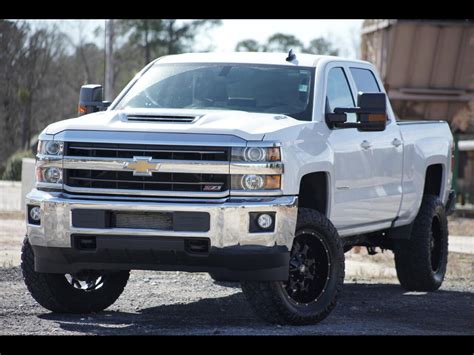 Used 2018 Chevrolet Silverado 2500hd 4wd Duramax Lifted Crew Cab Lt