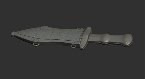 Sword Pugio Hipoly 3D model | CGTrader