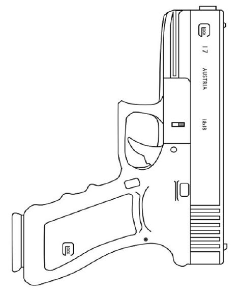 G17 Glock 17 De PapelÃo Como Fazer Modo Simples Youtube