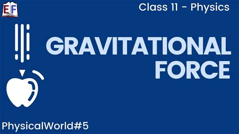 Gravitational Force Definitions With Examples