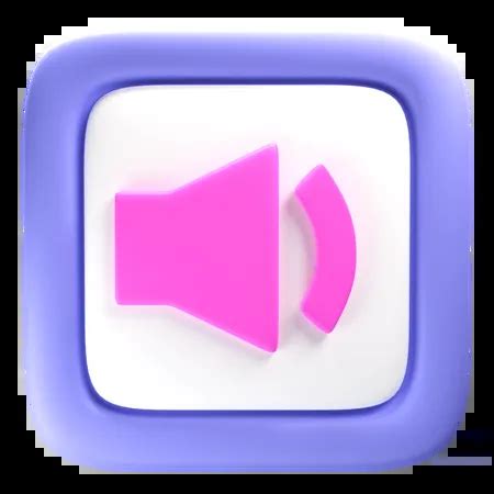 Volume Down Button 3D Icon download in PNG, OBJ or Blend format