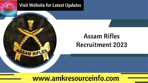 Assam Rifles Technical Tradesmen Recruitment Notification