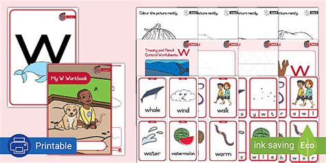 Grade R Phonics Pack W Professor Feito Twinkl