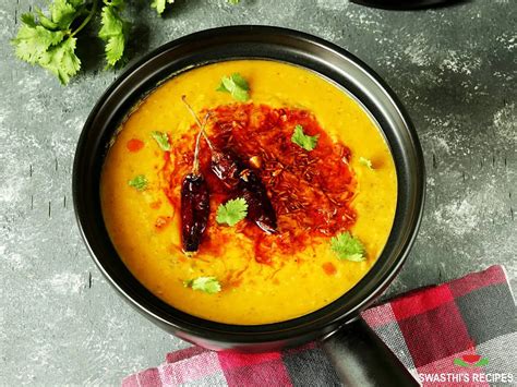 Dal Tadka Recipe Swasthi S Recipes