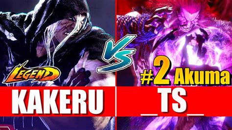 SF6 Kakeru M Bison Vs Ts Akuma Street Fighter 6 YouTube