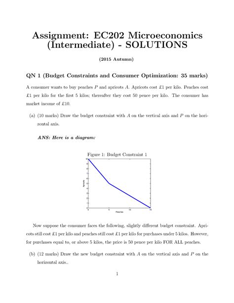 Ec Assignment Ans Assignment Ec Microeconomics