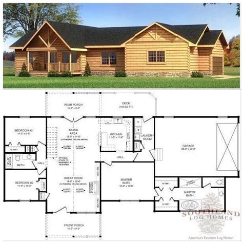 Log Home Floor Plans With Garage And Basement – Flooring Ideas