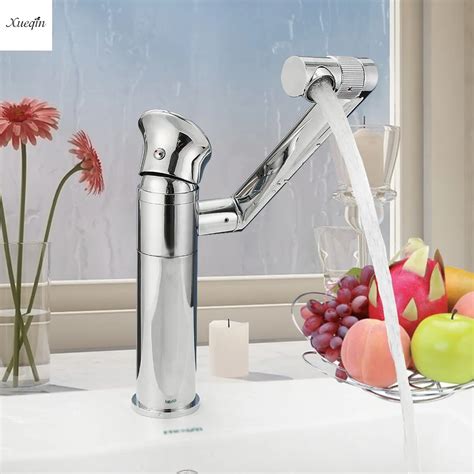 Xueqin Long Neck Type Rotation Spout Bathtub Shower Faucet Bathroom