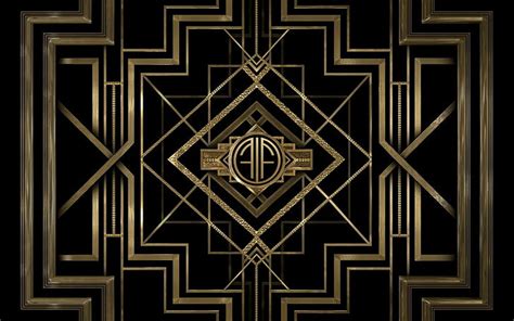 HD wallpaper: The Great Gatsby, gold, minimalism, digital art, pattern, Art Deco | Wallpaper Flare