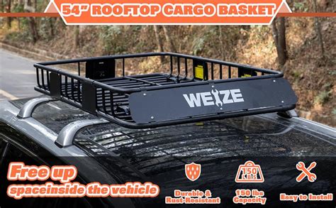 Amazon Weize X Inch Heavy Duty Universal Roof Rack Lbs