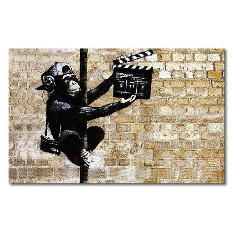 Leinwandbild Fotografie Banksy No 13 Kunstdruck Druck Auf