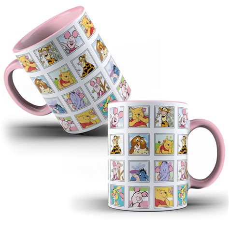 Caneca De Porcelana Personalizada Desenho Ursinho Pooh Shopee Brasil