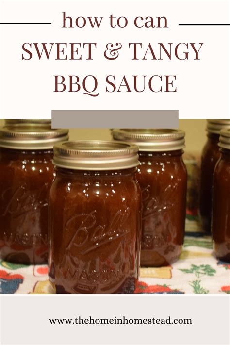 Canning Bbq Sauce Recipe Sweet And Tangy Bbq Sauce Recipe Canning