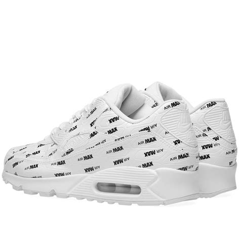 Nike Air Max 90 Premium White Black END Europe