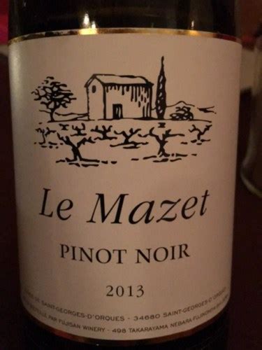 Le Mazet Pinot Noir Pays D Oc Vivino Us