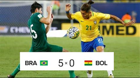 BRASIL 5 X 0 BOLÍVIA MELHORES MOMENTOS GOLS ELIMINATÓRIAS PARA