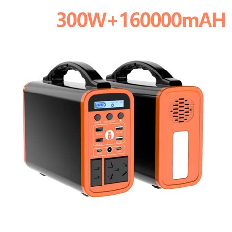 Portable Power 350W 160000mAH 220v Solar Power Station Dc Ac Output