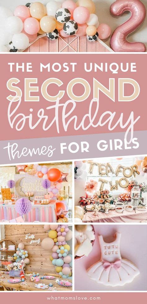 Unique 2nd birthday party themes for girls | Creative ideas for ...