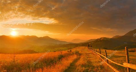 Sunrise country — Stock Photo © LDenis #83211152