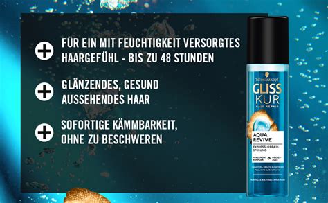 Gliss Kur Express Repair Sp Lung Aqua Revive Ml Haarsp Lung