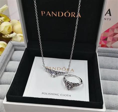 New Pandora Necklace Ring Set Pandorarings Pandora Necklace Silver